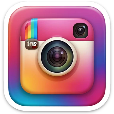 Instagram logo original sticker
