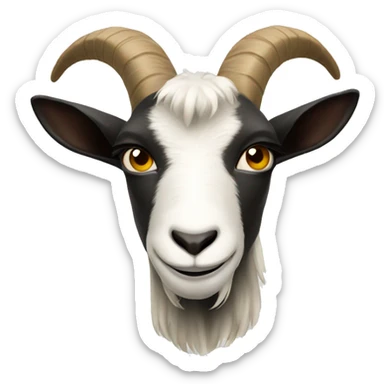 Cool goat sticker