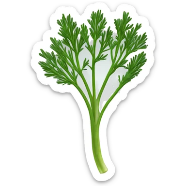 Dill plant sticker