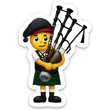 Bagpipes sticker