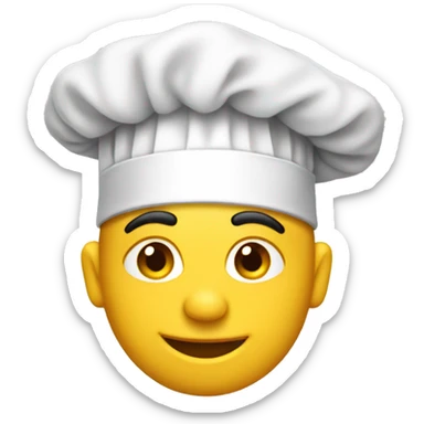 Gorro de chef sticker
