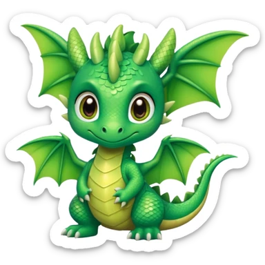 Cute Baby Dragon kawail sticker