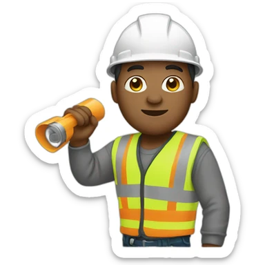 construction workers sticker