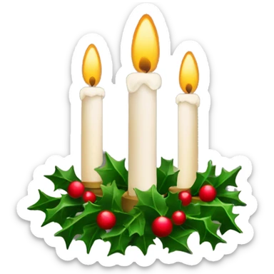 Adventskranz sticker