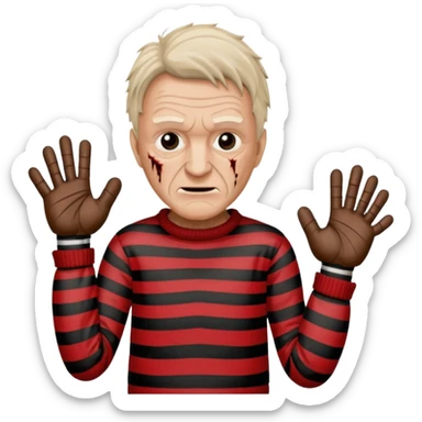 Freddy Krueger  sticker