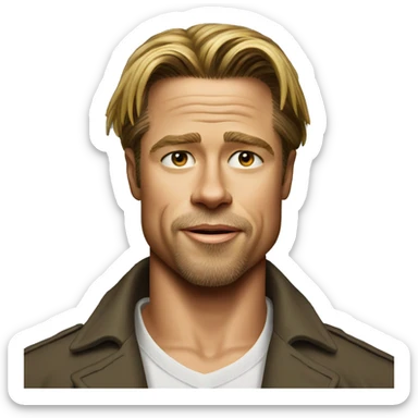 Brad Pitt  sticker