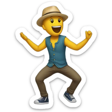 Dancing doh sticker