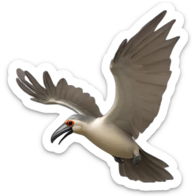 cangrejo volando sticker