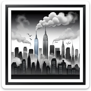 Make a sticker for what happend in New York towers on 9/11 sticker