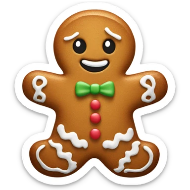 Gingerbread sticker