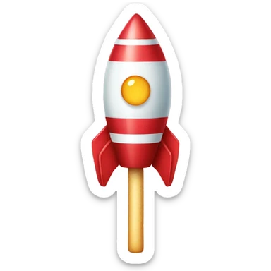 lollipop rocket sticker
