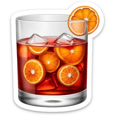 Mach mir einen Negroni Cocktail sticker