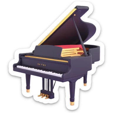 piano sticker
