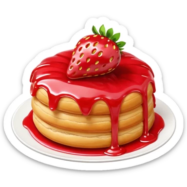 Strawberry Glaze Pastries
 sticker
