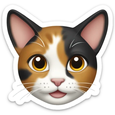 calico critter cat sticker