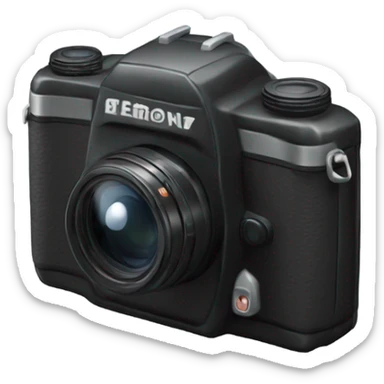 A digital camera  sticker