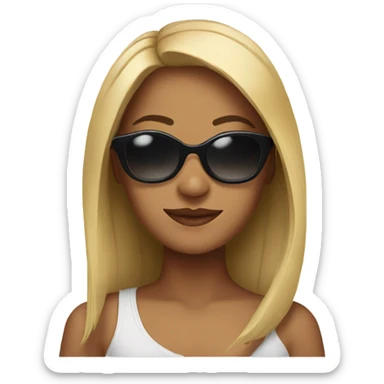 Jennah wearing sunglasses sticker