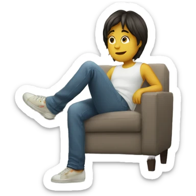 I'm waiting for dad to see TV sticker