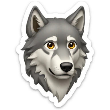 lone wolf sticker