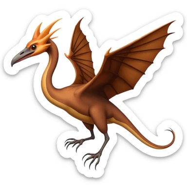 Make a quetzalcoatlus accurate  sticker