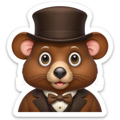 mole with accessory sticker