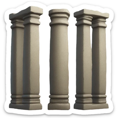 Stone Pillars ￼ sticker