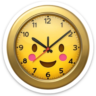 emoji reloj sticker