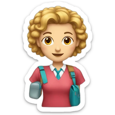 Kindergarten teacher sticker