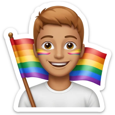 a gay one sticker