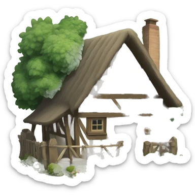 Cottage core sticker