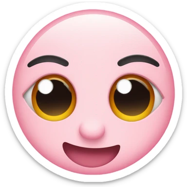 A winking emoji mixed with a heart eyes emoji  sticker