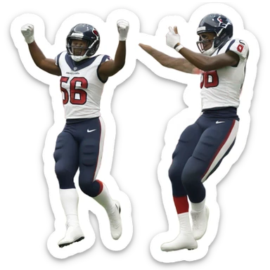 Texans beat chiefs  sticker