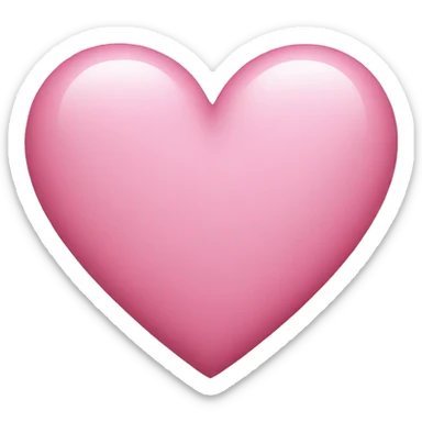 Pink heart  sticker