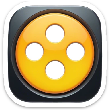 Clash of Clans aesthetic: Cinematic Playful Xbox Power Button Portrait Emoji, rendered in a 3D vector-style similar to standard emojis with minimal shading and bold, simplified shapes. A compact, distinct form with signature details, softly glowing with a modern gaming energy charm. Simplified yet unmistakably iconic, highly detailed and consistent, glowing with a soft radiance and high shine. Stylized with a touch of next-gen innovation and a soft glowing outline, capturing the essence of a beloved gaming relic with a friendly, playful manner! sticker