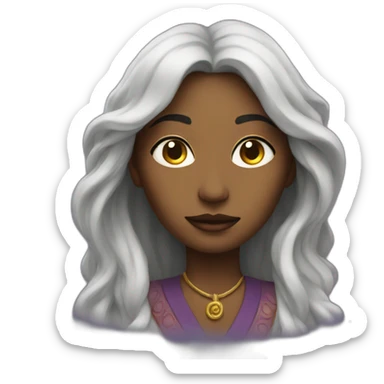 mystical woman sticker