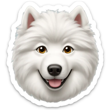 Samoyed dog sticker