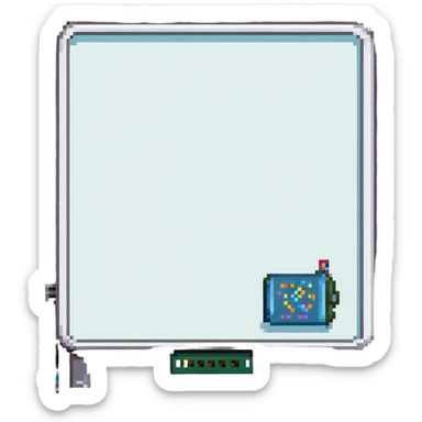 advertising billboard with battery sticker