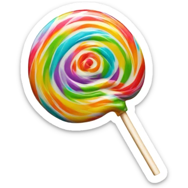 Lollipop with shine  sticker