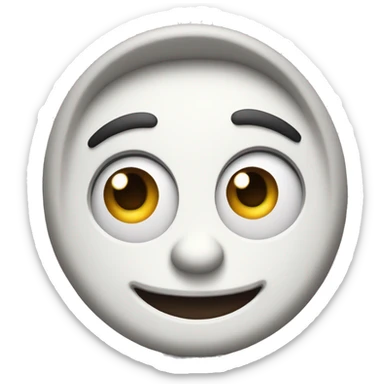 iPad Pro and happy crazy face  sticker