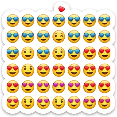 Emojis iphone aestethic sticker