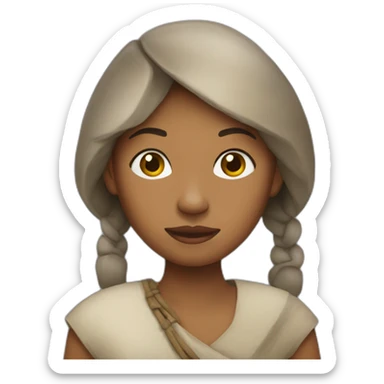 Malagasy woman sticker