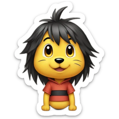 winnie the pooh meets sora from kingdom hearts sticker