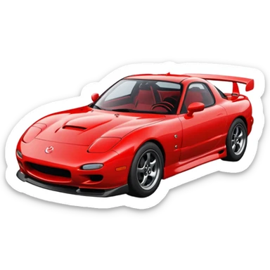 Mazda rx 7 sticker
