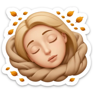 a person laying down slowly floating into the air, like they're hallucinating  sticker