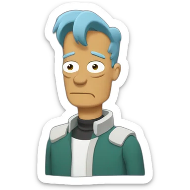 futurama sticker