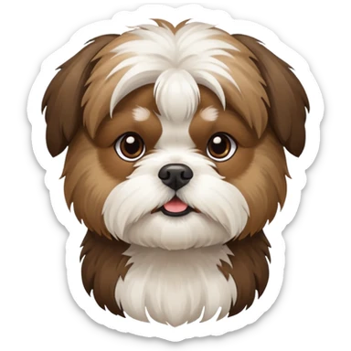 Shih tzu highland terrior sticker