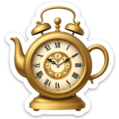 Clock that tea  sticker
