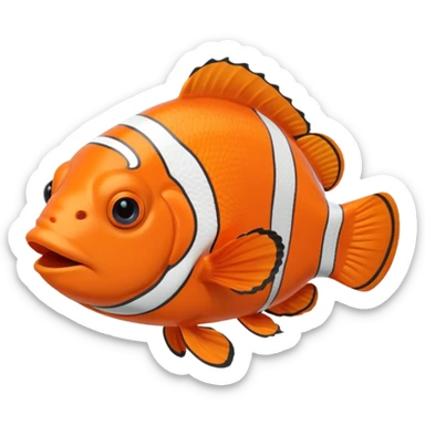 Nemo clownfish sticker