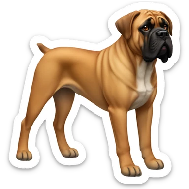 Bullmastiff Dog Breed Full Body sticker