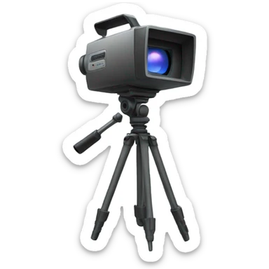 Video camera emoji. sticker